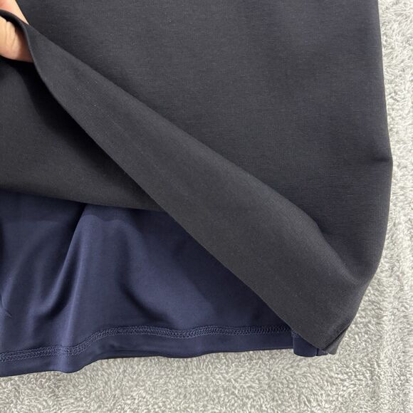 Boden Dress Womens 2R Black Ponte Stretch Sheath Crew Neck 3/4 Flutter Sleeve - Picture 6 of 16